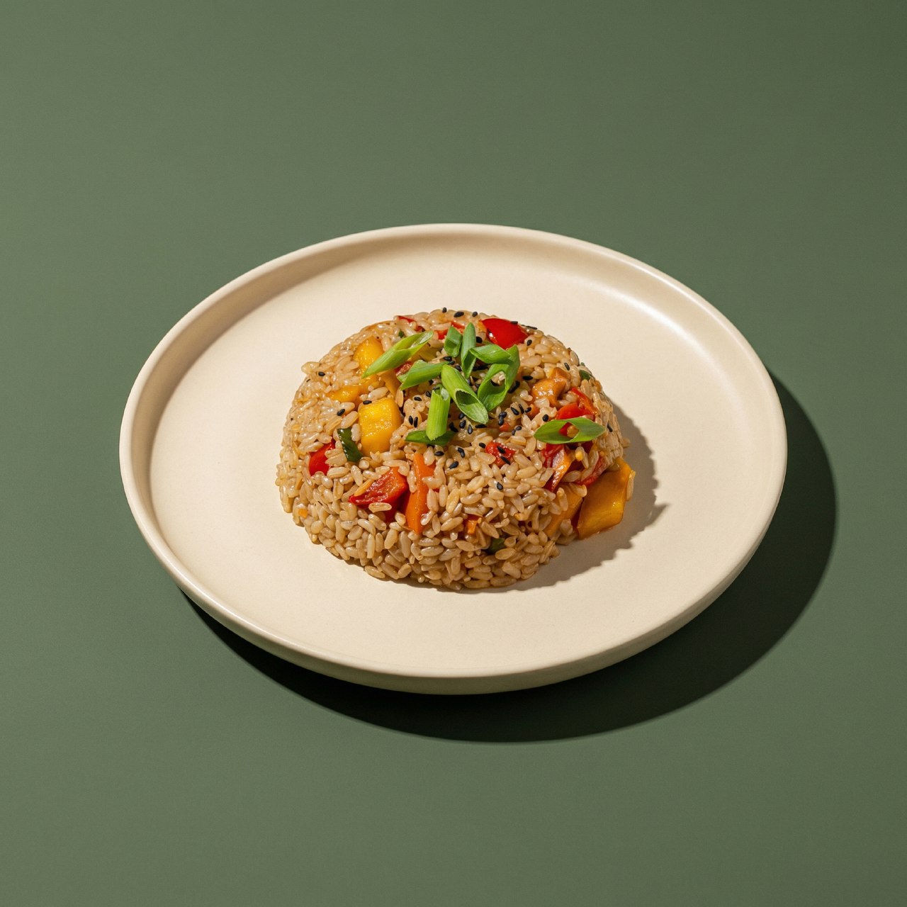 Рис жаренный с овощами WOK